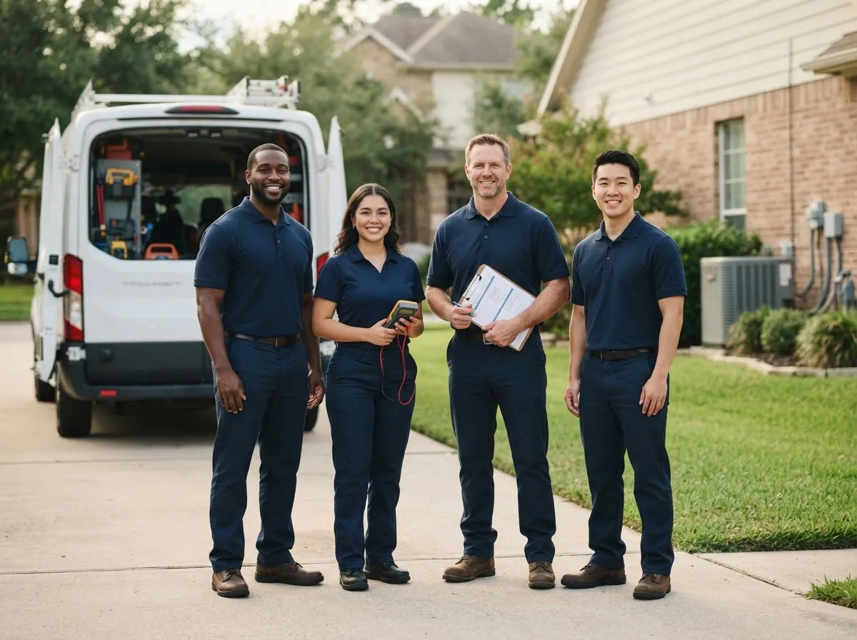 Certified HVAC technician near Woodlawn, TX